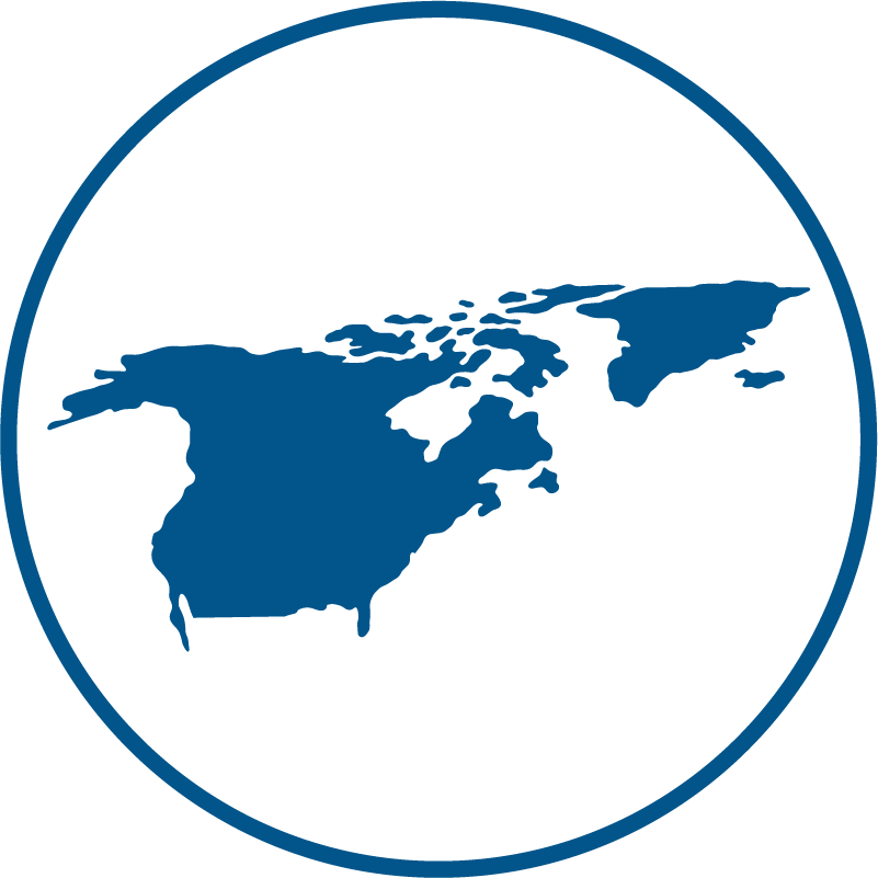 Mapa de América del Norte